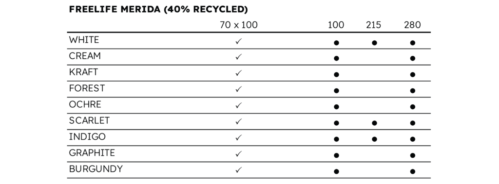 Freelife Merida (40% Recycled)